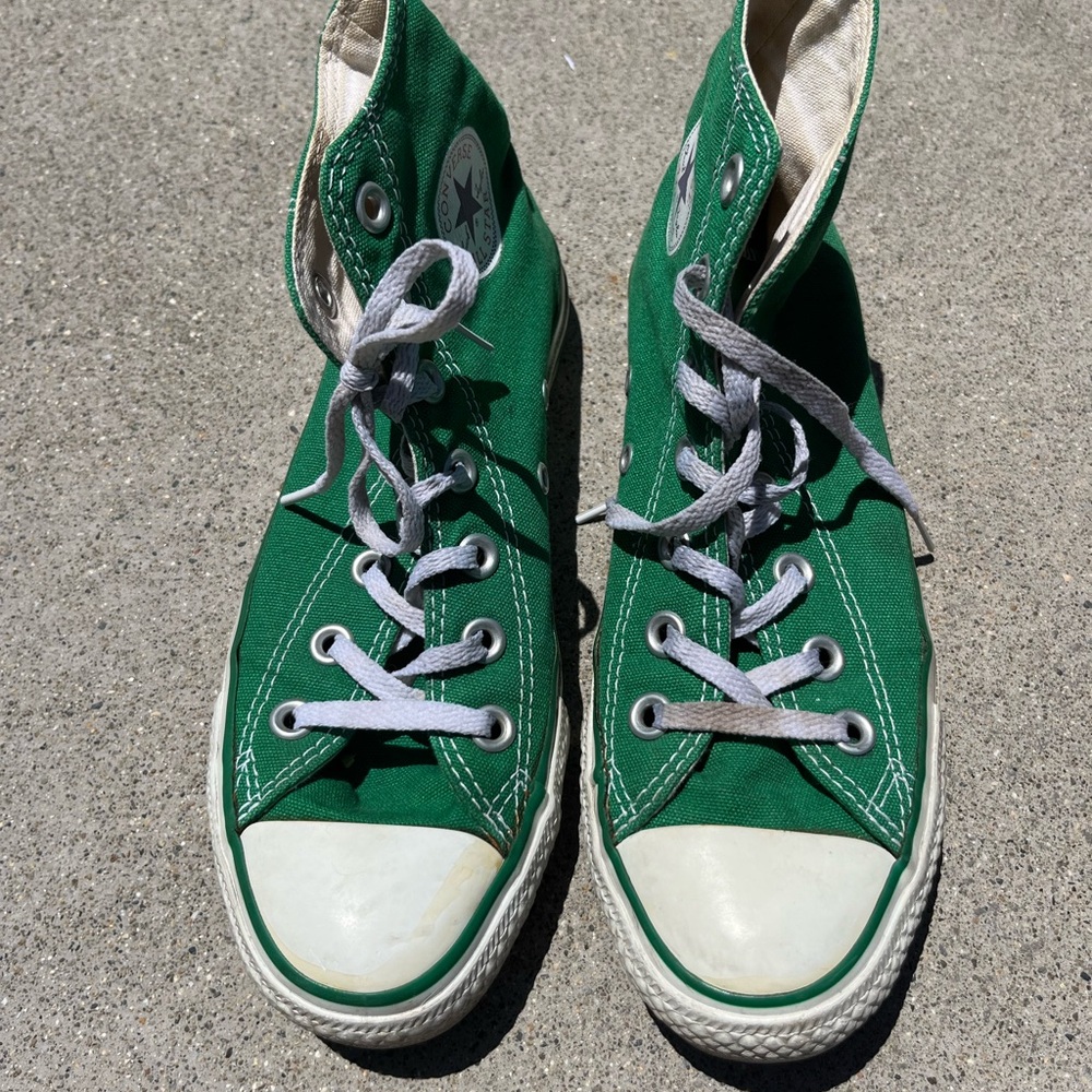 Converse Green High-Top Athletic Shoes